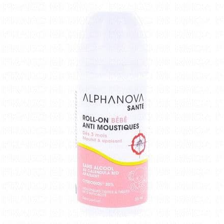 ALPHANOVA Santé - Roll-on bébé anti-moustiques 30ml